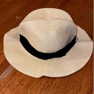 Banana Republic Straw Fedora Hat